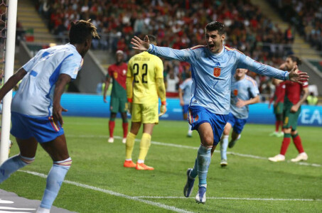 Spain stun Portugal 1-0 to clinch spot in Nations League finals