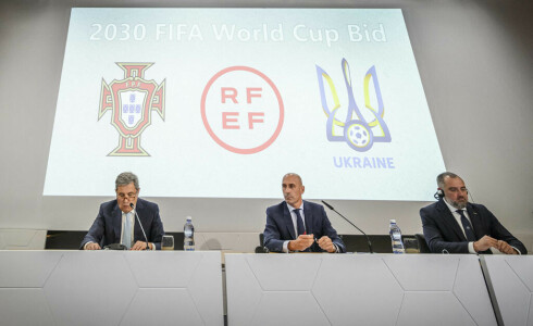 European football &lsquo;united&rsquo; as Ukraine joins Spain, Portugal 2030 World Cup bid