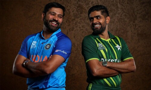 Small talks to defuse big pressure around Indo-Pak game