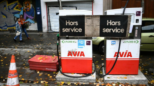 Paris police ready for living costs protest as fuel strike drags on