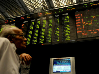 KSE-100 closes marginally upward in lacklustre session