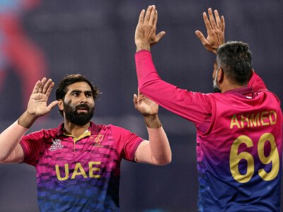 UAE beat Namibia to send Netherlands into Super 12 at T20 World Cup