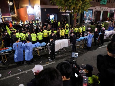 South Korea stampede death toll rises to 120, fire authorities say