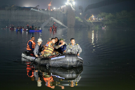 Death toll rises to 135 in Indian bridge collapse as rescue operations continue