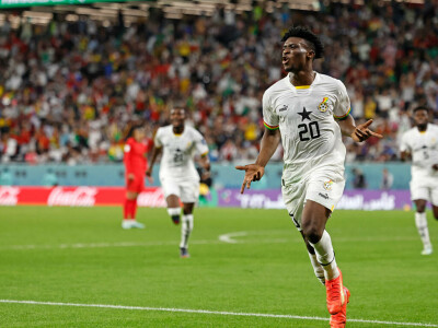 Kudus double for Ghana sinks South Korea in World Cup thriller