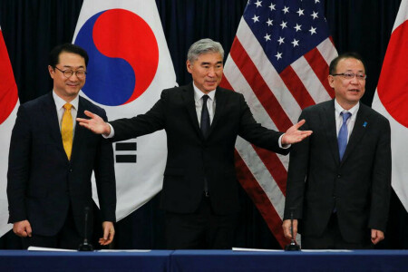 South Korea, US, Japan to coordinate sanctions on North Korea