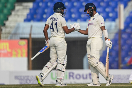 Pujara, Iyer put India in command against Bangladesh