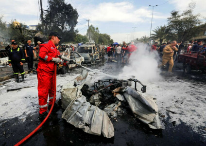 At least eight Iraqi police officers killed in bomb blast near Kirkuk At least eight Iraqi police officers killed in bomb blast near Kirkuk