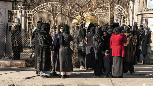Afghan women stopped from entering universities after Taliban ban