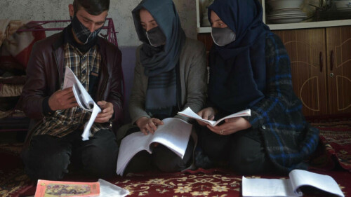 Brother and sister&rsquo;s future separated after Taliban university ban
