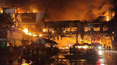 Eight bodies found in ruins of Cambodia casino fire