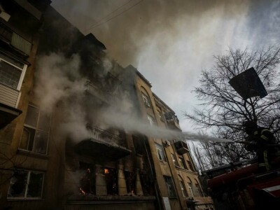 Blasts heard in Kyiv, around Ukraine in early hours of New Year&rsquo;s Day