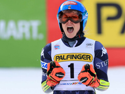 &lsquo;Nervous&rsquo; Shiffrin equals women&rsquo;s World Cup victory record
