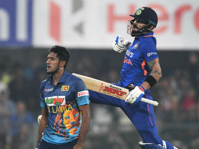 'Happy space' as Kohli powers India to big ODI win over Sri Lanka