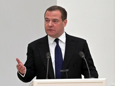 Russian ex-President Medvedev says Japanese PM should disembowel himself