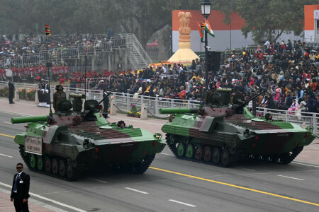 India showcases military might in Republic Day parade