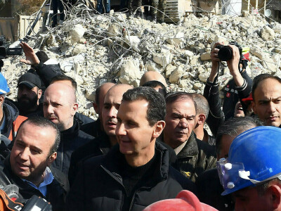 Assad thanks UAE for &lsquo;huge&rsquo; aid after quake: Syrian presidency