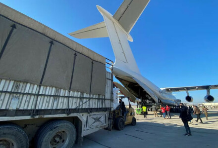 First Saudi aid plane lands in Syria&rsquo;s govt-held areas