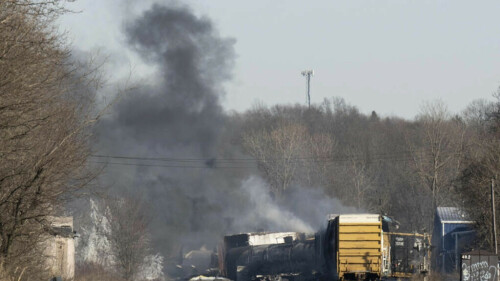 Residents near toxic US train derailment told water &lsquo;safe&rsquo; to drink