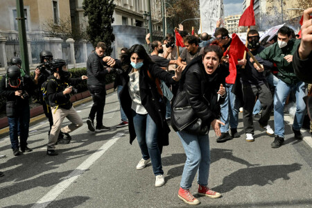 Greek PM seeks forgiveness as thousands protest over rail tragedy