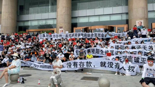 As parliament meets, China keeps would-be protesters at bay