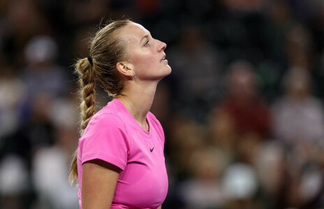 Kvitova saves four match points to topple Pegula