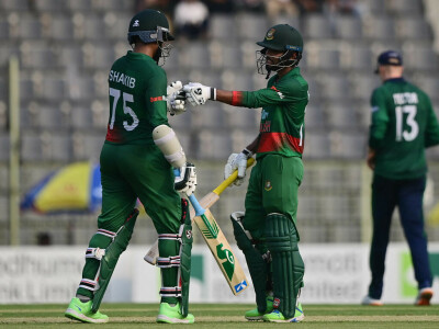 Shakib, Towhid set up record Bangladesh win against Ireland