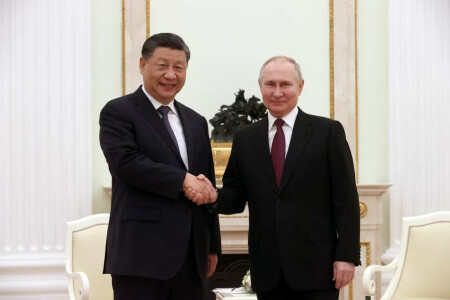 Putin meets &lsquo;dear friend&rsquo; Xi in Kremlin as Ukraine war grinds on