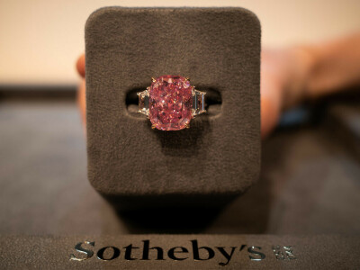 Rare pink diamond worth $35mn set for auction in New York