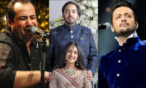 Dubai: Atif Aslam, Rahat Fateh Ali Khan perform at Anant Ambani&rsquo;s birthday bash