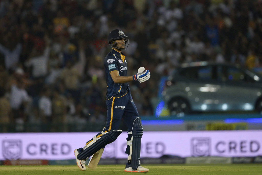 India opener Gill stars as Gujarat sink Punjab in IPL