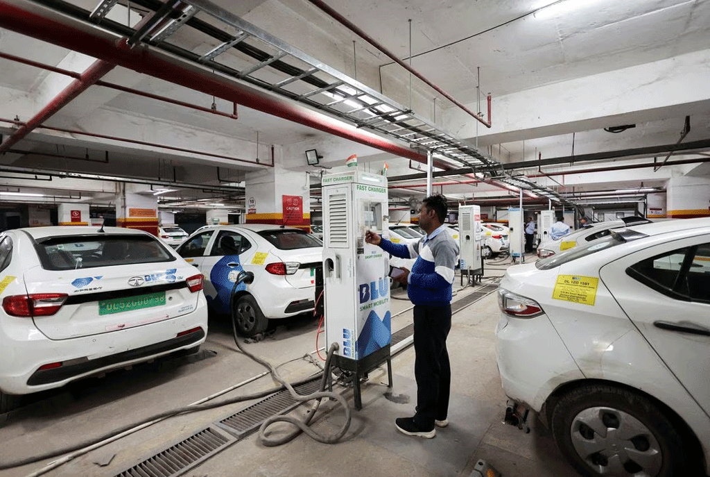 Indian taxi startup BluSmart picks EV fight with Uber