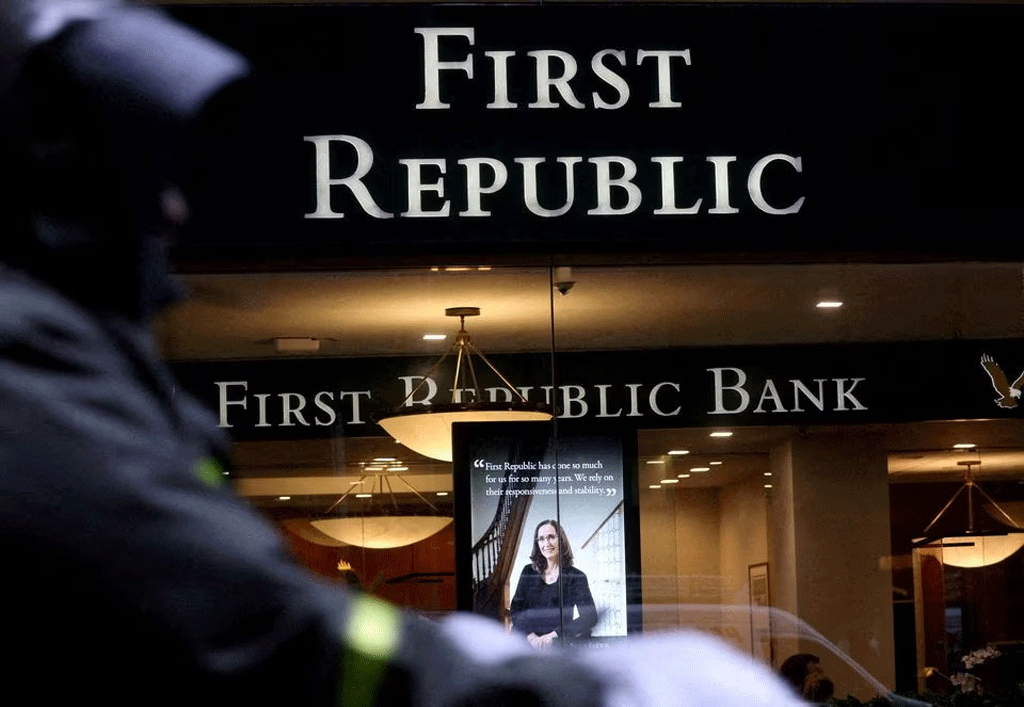 First Republic Bank deposits tumble more than $100bn as it explores options