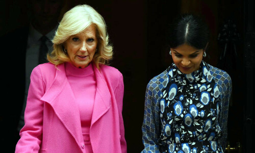 Jill Biden visits UK&rsquo;s Downing Street ahead of King Charles&rsquo; coronation