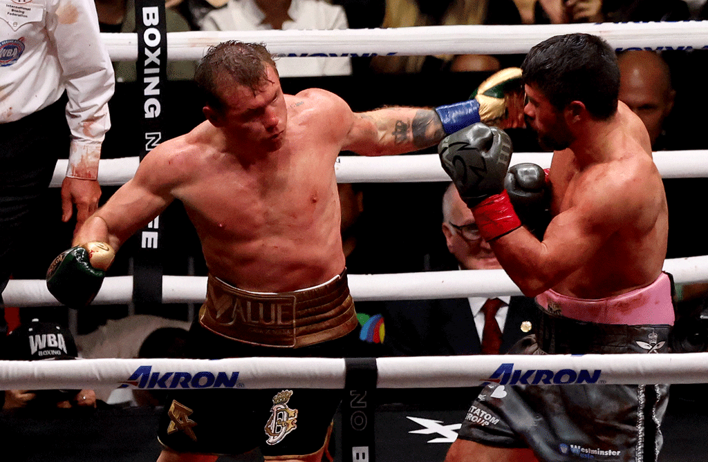Alvarez batters Ryder to retain undisputed super middleweight crown