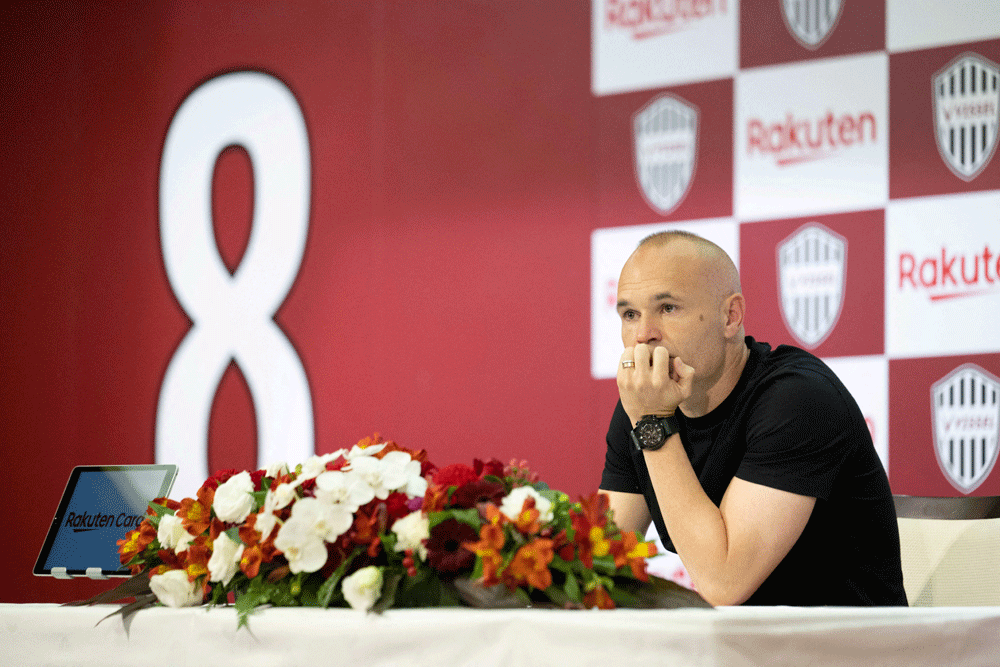 Iniesta to leave Japan&rsquo;s Kobe but determined to play on