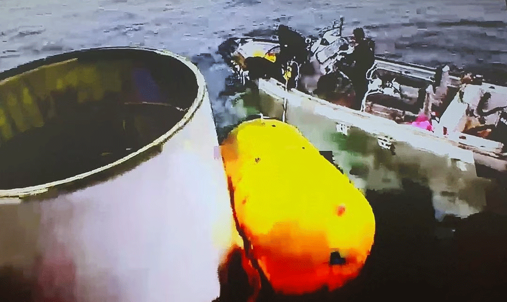 North Korean satellite plunges into sea after rocket failure