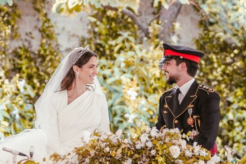 Jordan&rsquo;s crown prince marries Saudi architect in royal ceremony