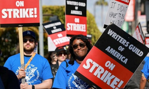 Hollywood actors authorize strike as writers still out