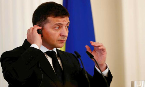 Zelensky says &lsquo;world must react&rsquo; to Kakhovka dam attack