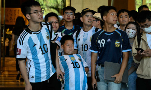 Chinese superfan books into Messi hotel for glimpse of hero