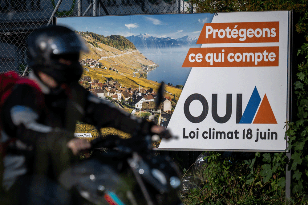 Amid melting glaciers, Swiss vote on new climate law