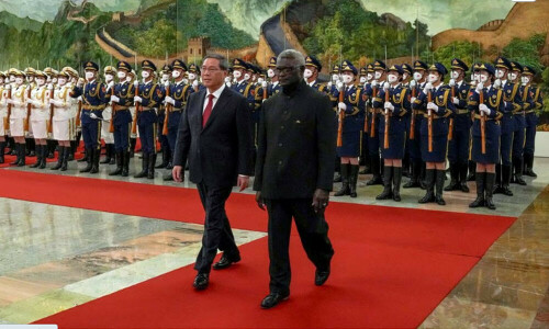 China, Solomon Islands sign policing pact in upgrade of ties