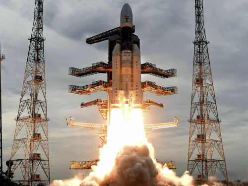 India shoots for the moon with latest rocket launch