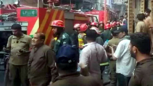 10 killed in Lahore house fire