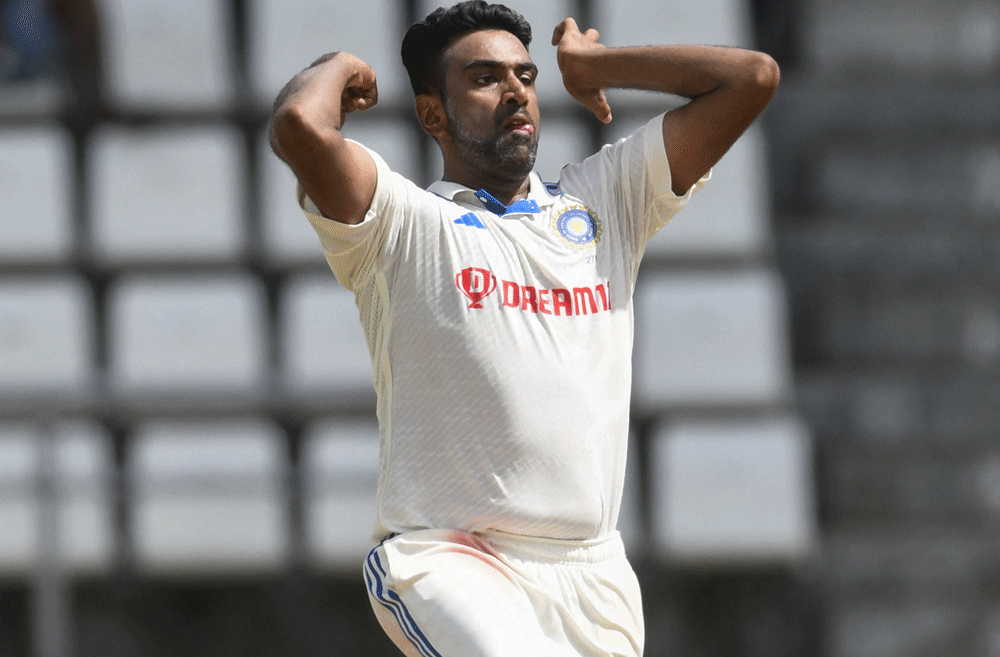 Ashwin wrecks West Indies as India dominate opening day