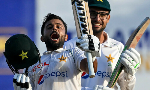 Saud Shakeel&rsquo;s double ton puts Pakistan on top in Sri Lanka Test