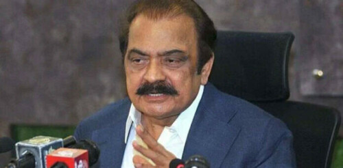 Premature to talk about PTI chief&rsquo;s likely disqualification: Rana Sanaullah