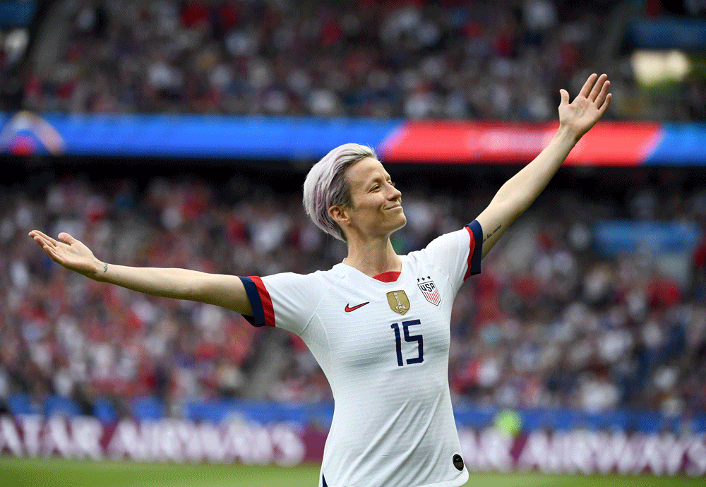 Changed role, same goal for Rapinoe at fourth and final World Cup