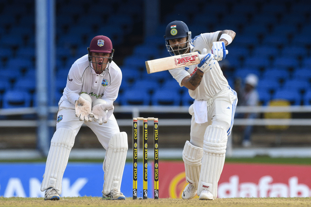 Kohli keeps India on course for big total v West Indies